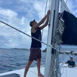 a couple of people that are standing in the snow