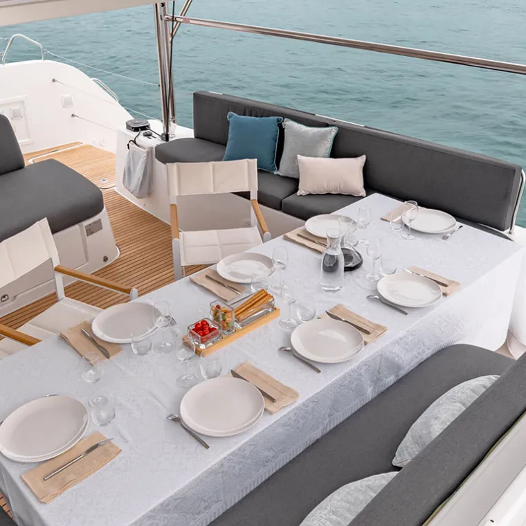 a boat sitting on top of a table