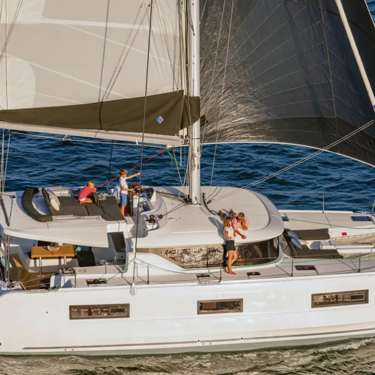 a small boat in a body of water