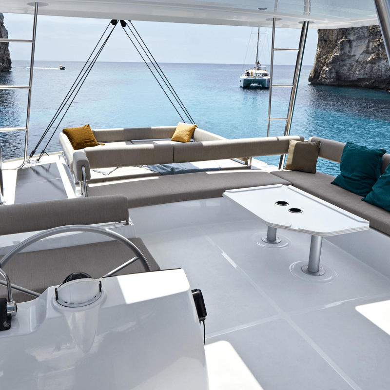 a boat sitting on top of a table