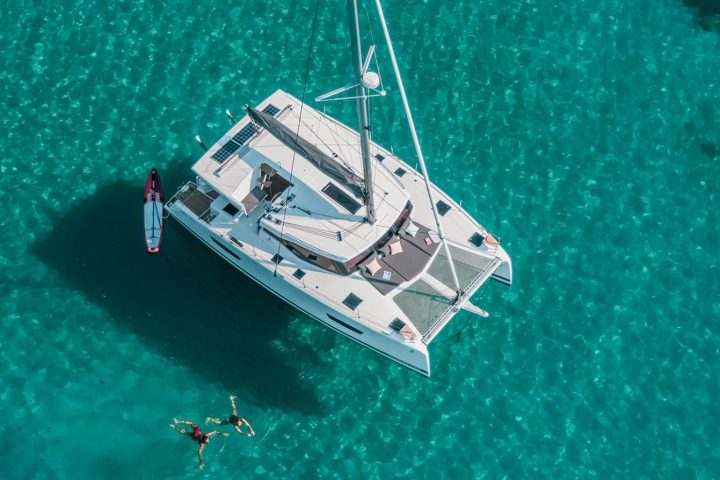a boat that is floating in the water