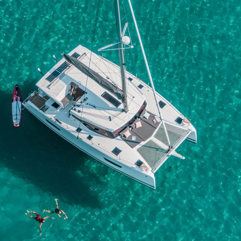 a boat that is floating in the water